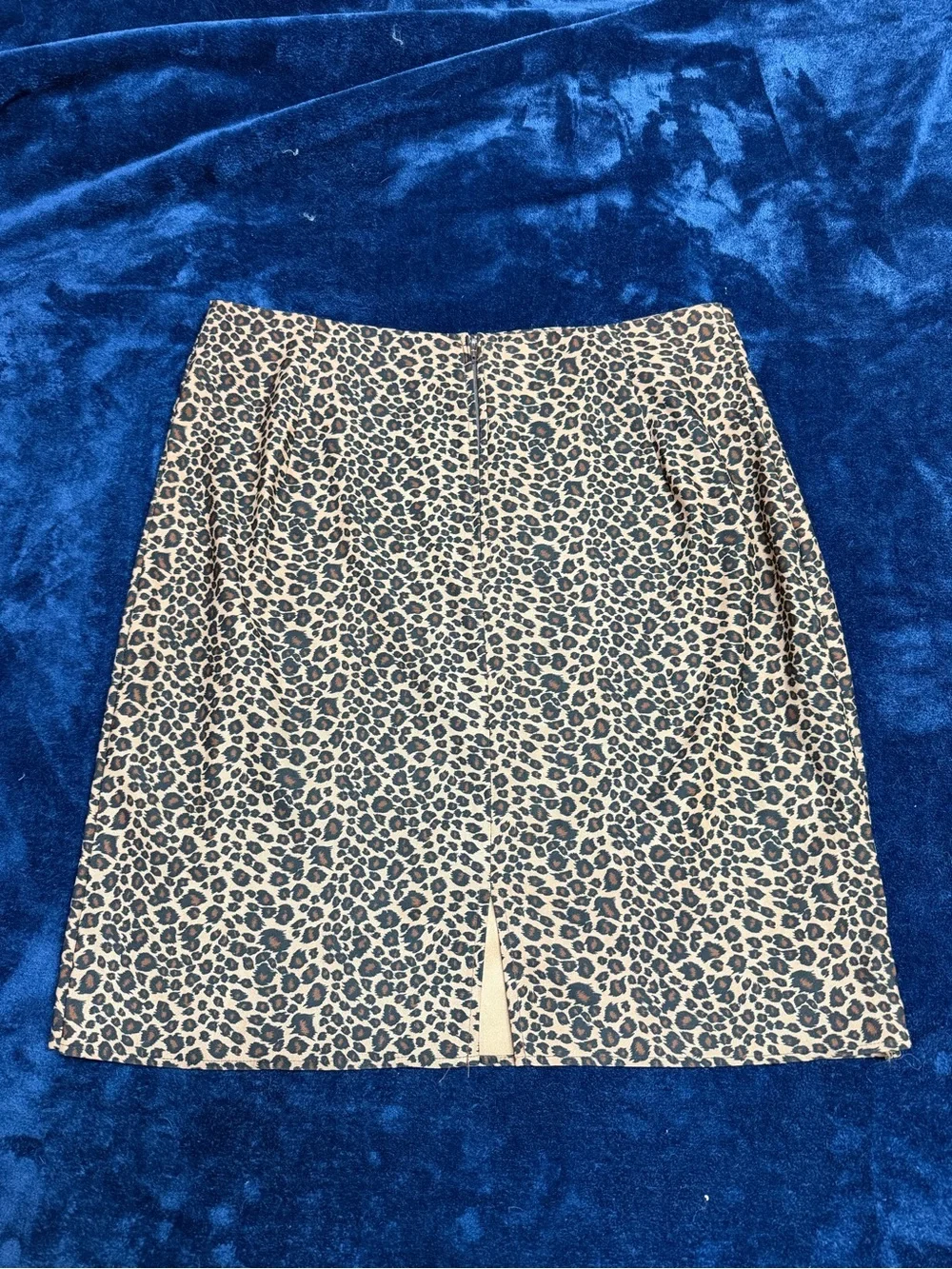 BRIGGS Leopard Print Pencil Skirt Animal Print Career Y2K Cheetah XL 1X